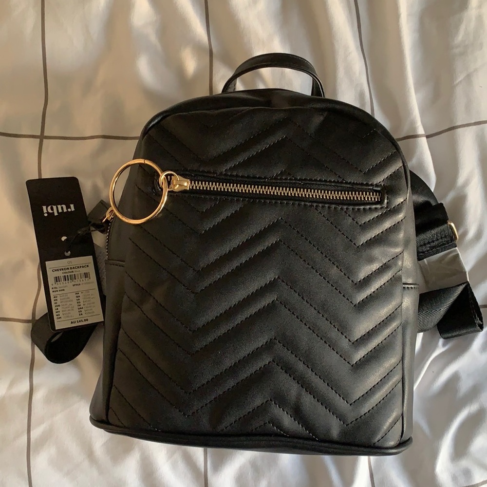 Rubi backpack bag black new